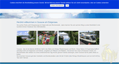 Desktop Screenshot of mietboote-gussow.de